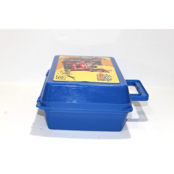 Race To Cub Scouting Jeff Gordon #24 Plastic Crayon Lunchbox Dupont Nascar Chevy - Picture 4 of 8